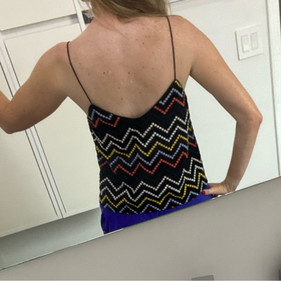 Colorful chevron dot tank - Picture 2 of 5